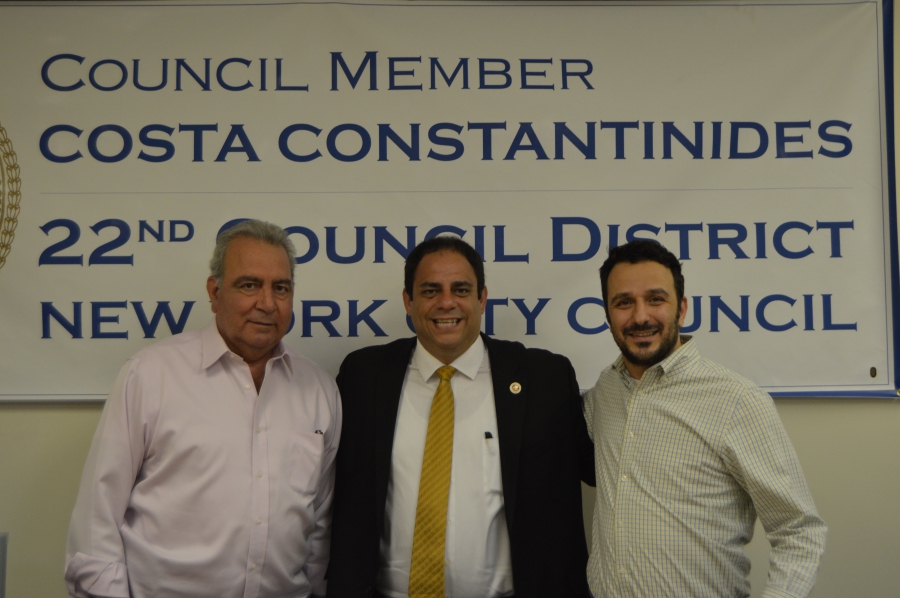 Συνάντηση των Διευθυντών του Hellas FM με τον Δημοτικό Σύμβουλο Νέας Υόρκης Κώστα Κωνσταντινίδη