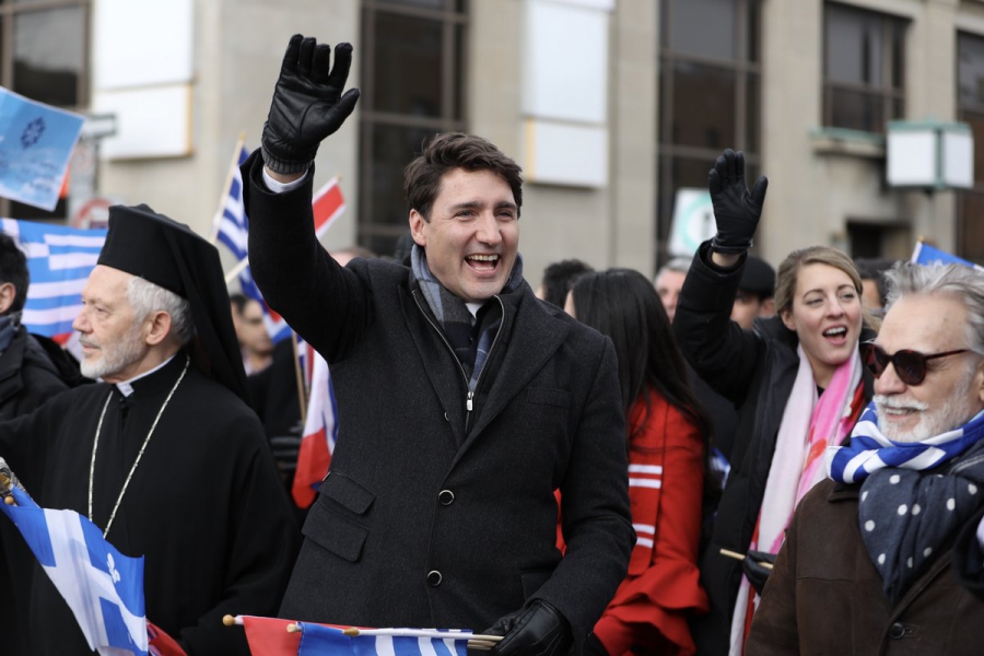 Μόντρεαλ: Ο Καναδός Πρωθυπουργός στην ελληνική παρέλαση