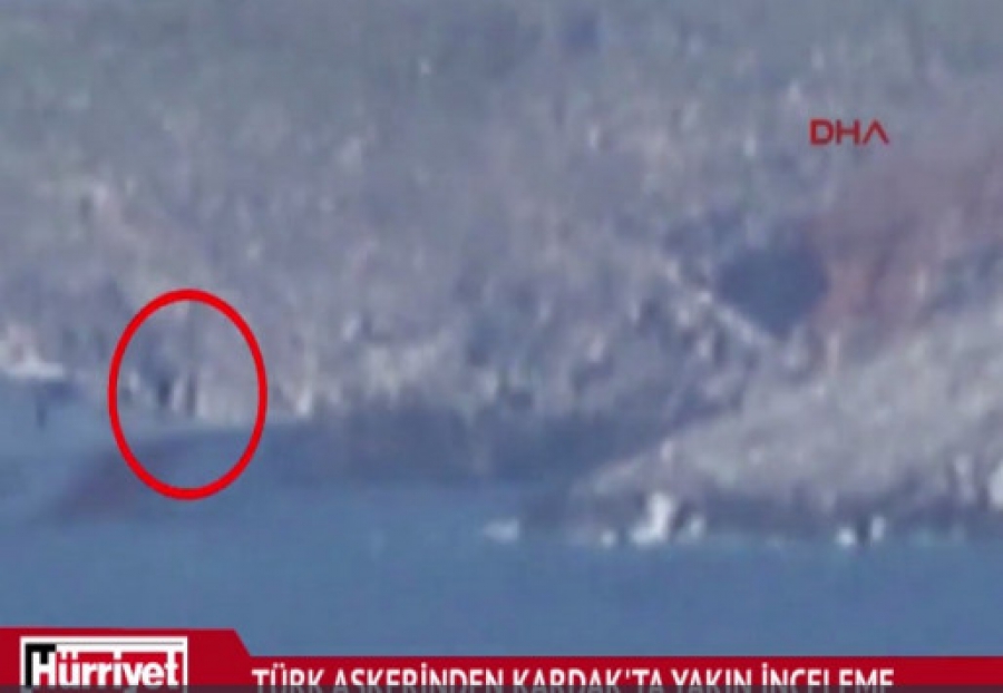 Ηurriyet: Πλοιάριο της τουρκικής ακροφυλακής &quot;έδεσε&quot; στα Ίμια [vid]