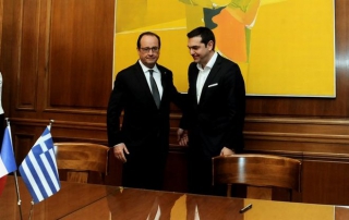 Ελληνο-γαλλική Διακήρυξη για τη Στρατηγική Εταιρική Σχέση για το μέλλον υπέγραψαν ο Αλέξης Τσίπρας και ο Φρανσουά Ολάντ. Τι προβλέπουν οι επιμέρους συμφωνίες που υπέγραψαν οι δύο ηγέτες