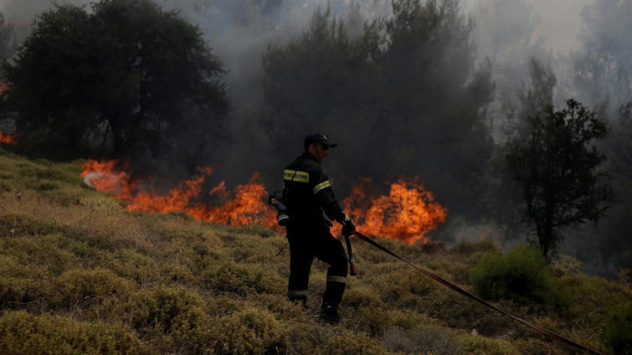 Ηλεία: Φωτιά στην Καλλιθέα Ανδρίτσαινας - Ένας νεκρός από αναθυμιάσεις