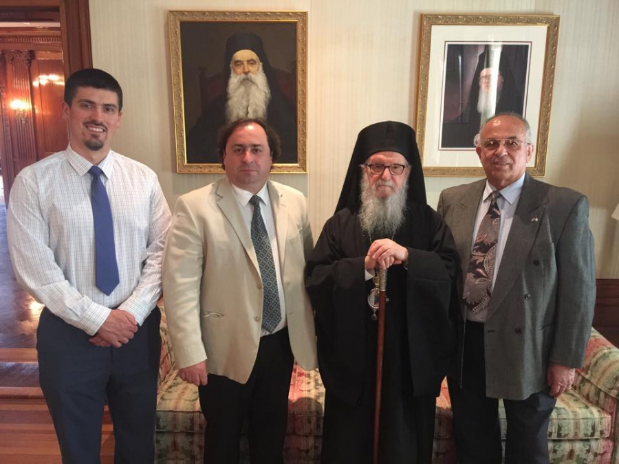 Συνάντηση Αριχεπισκόπου Δημητρίου με Παμμακεδονική Ένωση Αμερικής