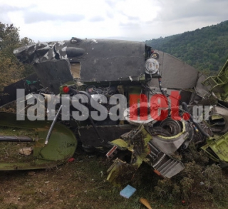 Εικόνα ντοκουμέντο: Άμορφη μάζα το στρατιωτικό ελικόπτερο που συνετρίβη στην Κοζάνη - Εκτός της ατράκτου βρέθηκαν 3 από τους 5 επιβαίνοντες