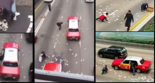 Βίντεο:  Χριστουγεννιάτικος μπουναμάς. Μαζεύοντας δολάρια σε δρόμο του Χονγκ Κονγκ