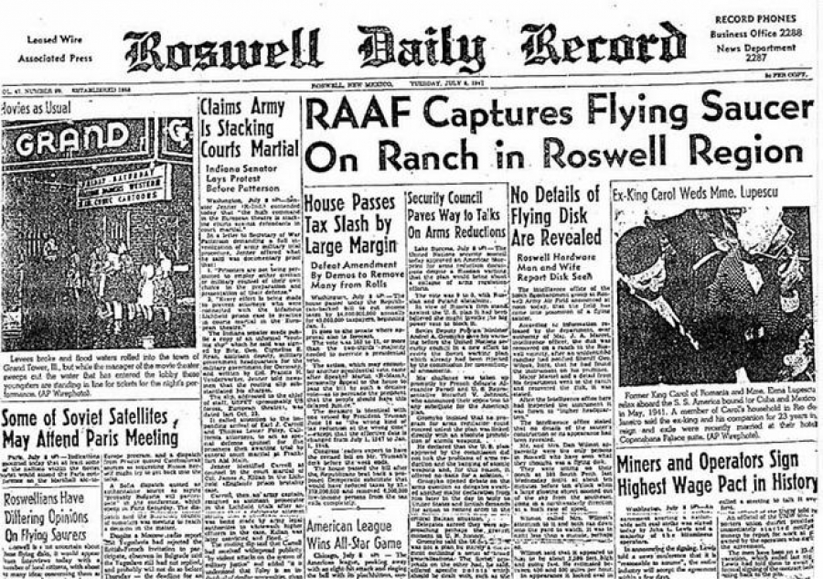 H ημέρα που τα UFO επισκέφθηκαν την Γη