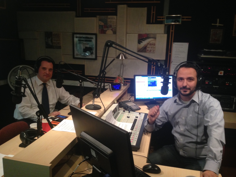 ΗΧΗΤΙΚΟ:Ο Άδωνης Γεωργιάδης στον Hellas FM